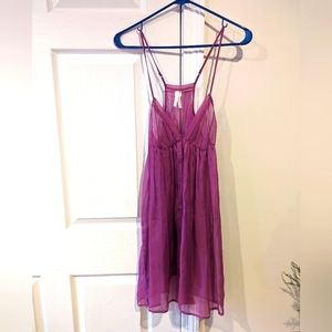 Vintage Lavender Slip Dress (M)